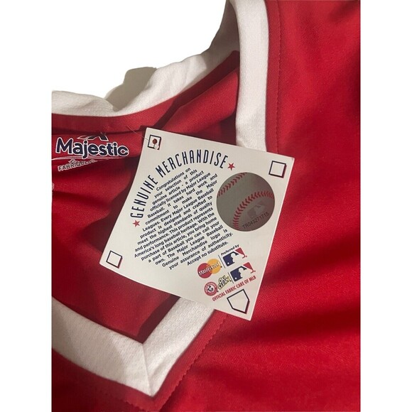 Philadelphia Phillies Girls Youth 2 Medium 10-12 Shirt  Baseball New - Picture 5 of 16